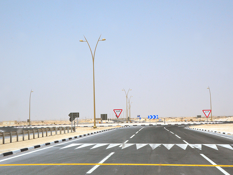 Rawdat Rashed Qatar إنجاز المرحلة 3 من مشروع تطوير طريق روضة راشد وافتتاح كامل الطريق للمرور